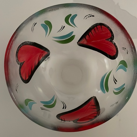 Kosta Boda heart bowl large 10” - Picture 1 of 7